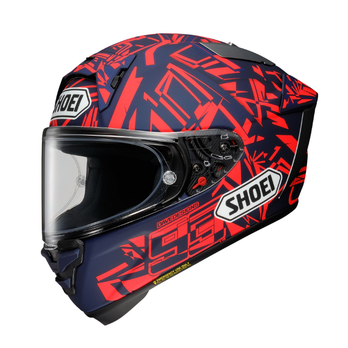 MC-hjelm fullface - Shoei X-SPR Pro Marquez Dazzle TC-10
