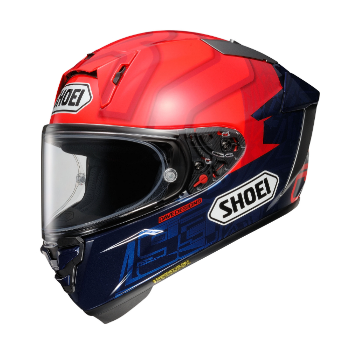 MC-hjelm fullface – Shoei X-SPR Pro Marquez7 TC-1