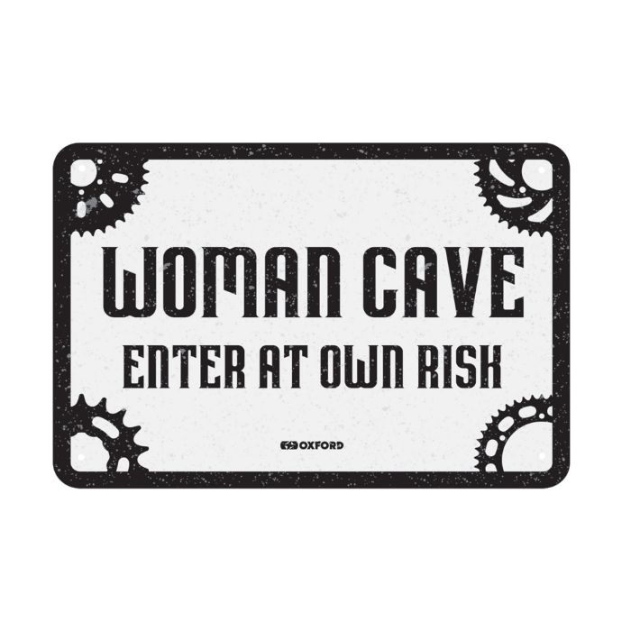 MC-Skilte – Oxford Garageskilt – Woman Cave OX369