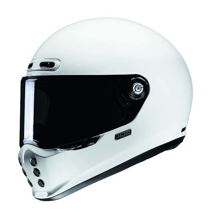 MC-hjelm fullface – HJC V10 Hvid